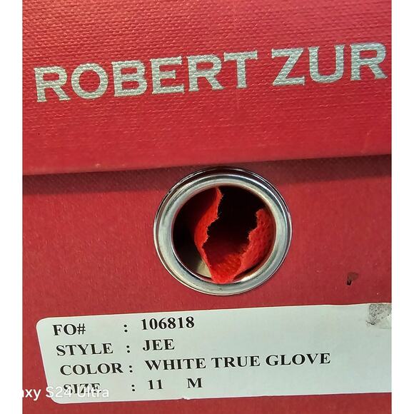 Robert Zur Thong Wedge Sandals White Leather Adjustable MSRP $295 Women's 11M - Picture 9 of 9